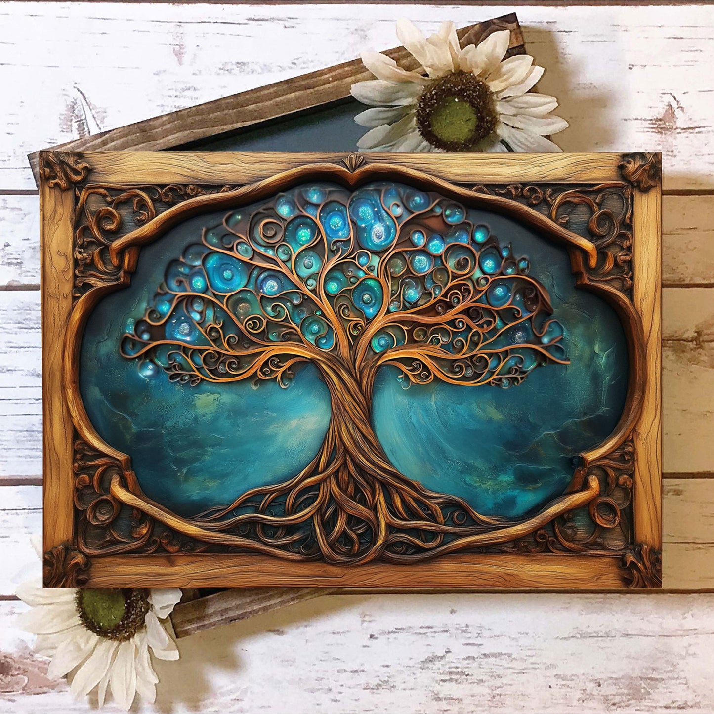 Shineful 2D Metal Sign Roots of Life