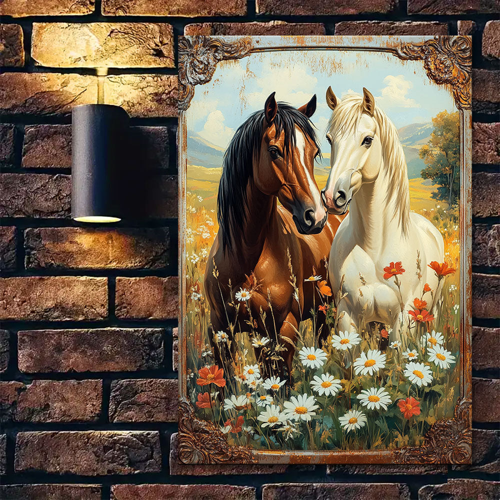 Shineful 2D Metal Sign Equestrian Elegance