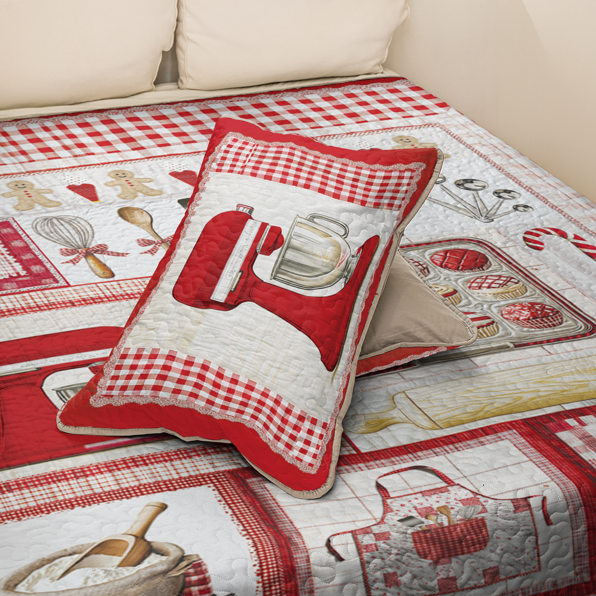 Shineful All Season Quilt 3-Piece Set Life Is What You Bake It