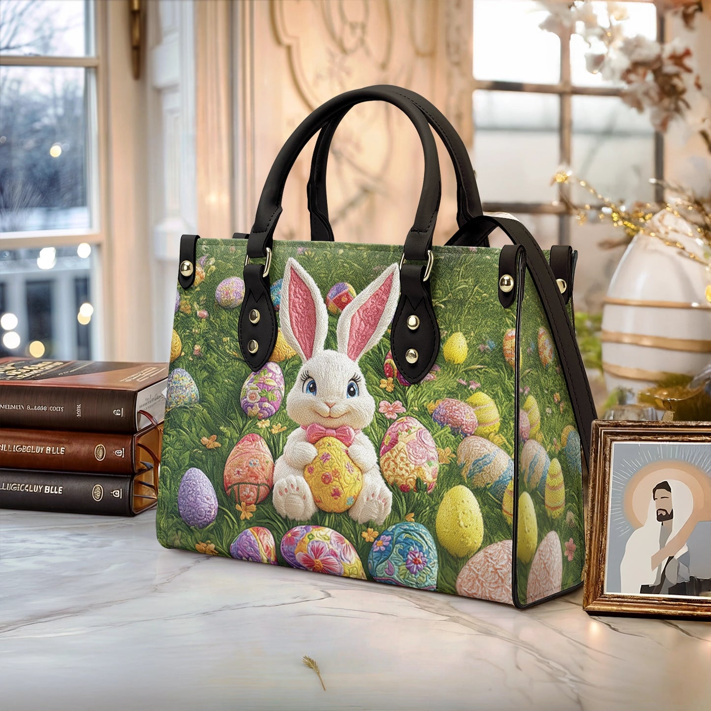 Shineful Leather Bag Easter Bunny