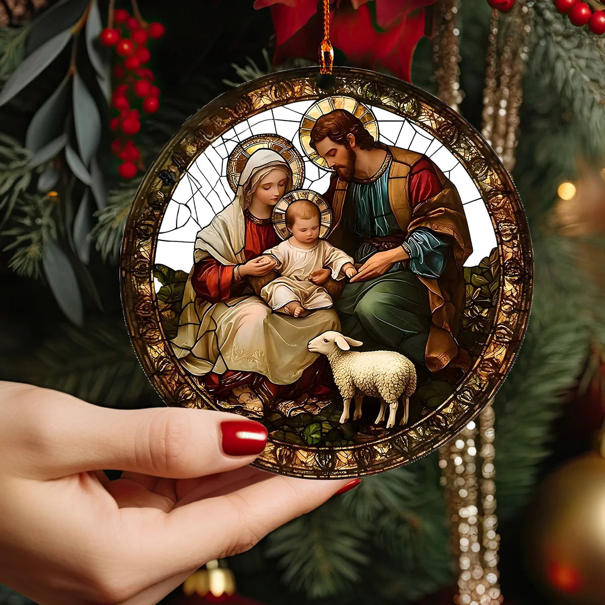 Shineful 2D Acrylic Ornament Blessed Glow Family