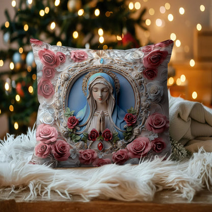 Shineful 2D Print Cushion Cover, Pillowcase, Pillows Covers - Sacred Heart Virgin Mary