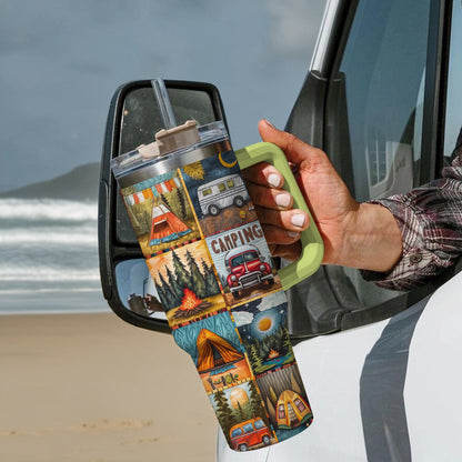 Shineful Tumbler Camping Wilderness Retreat