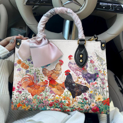 Shineful Leather Bag Garden Rooster Harmony