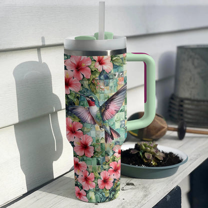 Shineful Tumbler Hummingbird Hibiscus