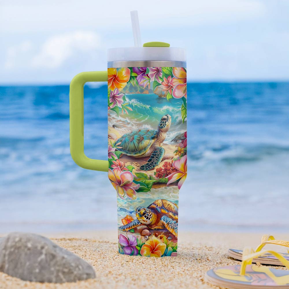 Tortue Hibicus Shineful Tumbler