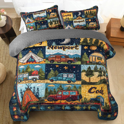 Shineful All Season Quilt 3-teiliges Set Newport Camping Code