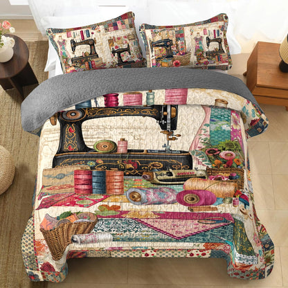 Shineful All Season Quilt 3-Piece Set Sewing Delight