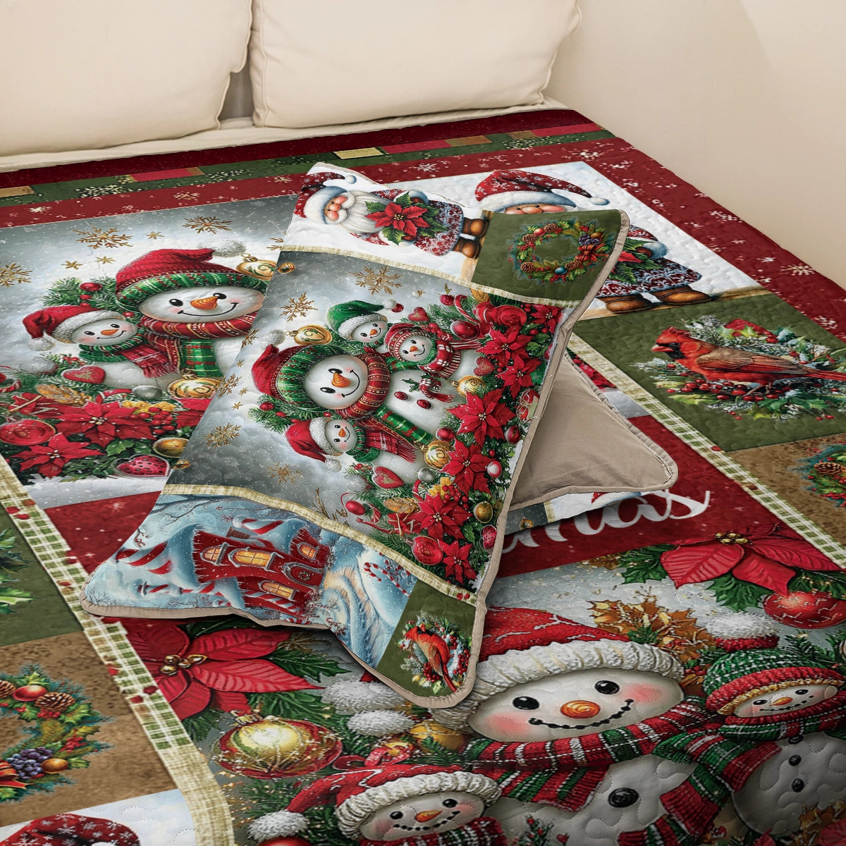 Shineful All Season Quilt 3-Piece Set - Christmas Cheer