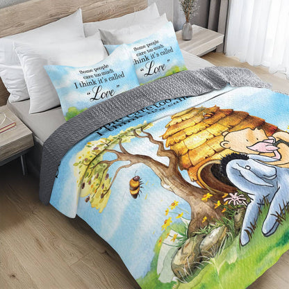 Shineful All Season Quilt 3-Piece Set Pooh and Honey