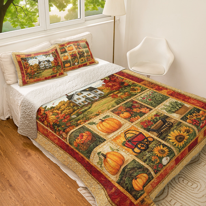 Shineful All Season Quilt 3-teiliges Set Autumn Beautiful