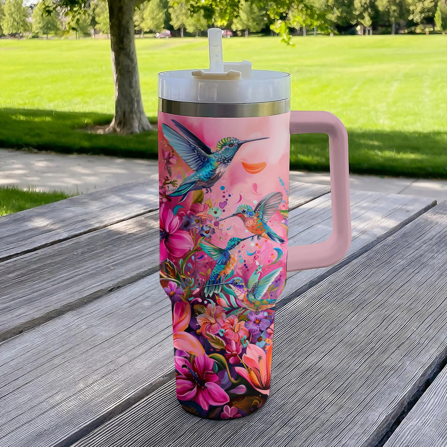 Shineful Tumbler Bird Embrace The Bloom