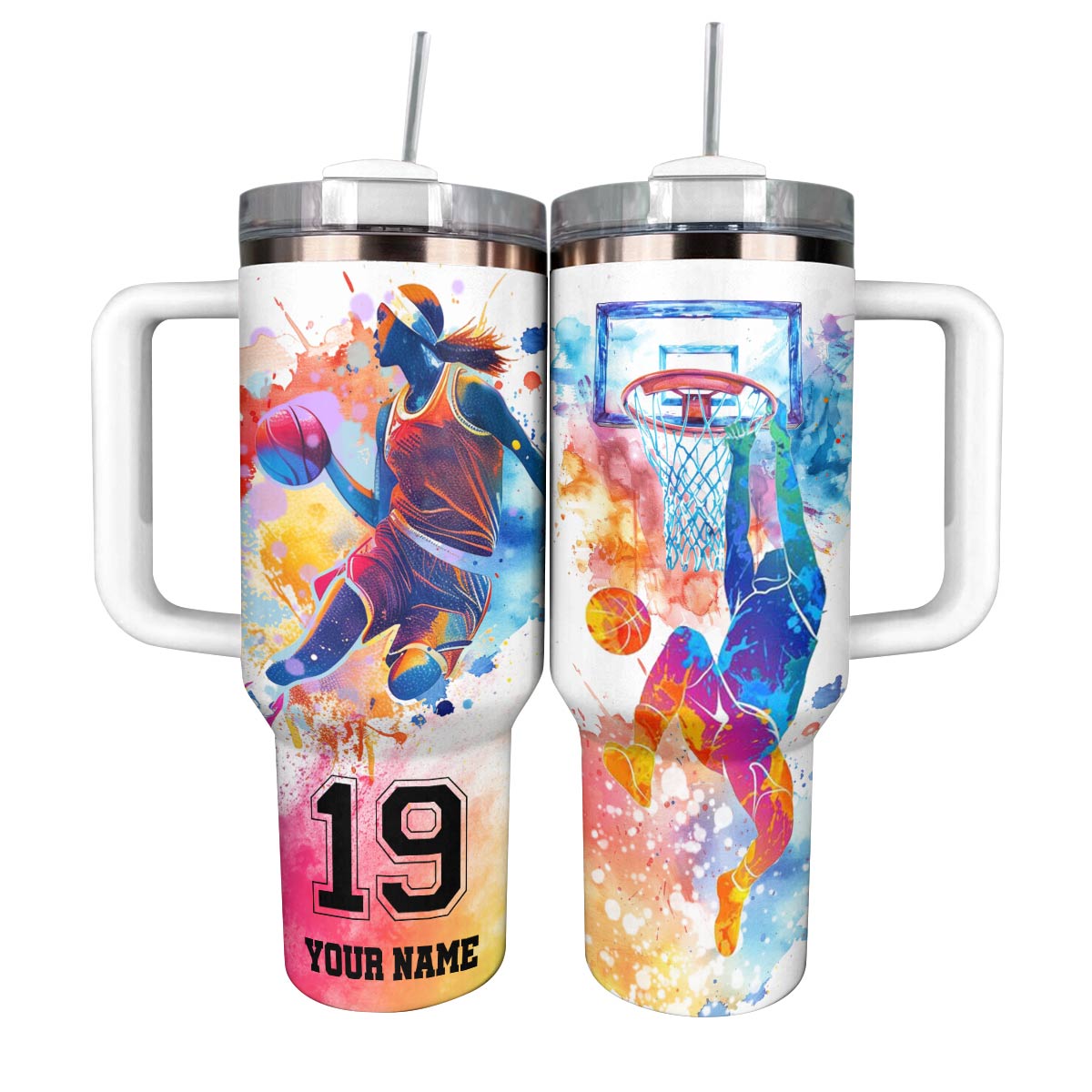 Shineful Tumbler Basketball personalize 3