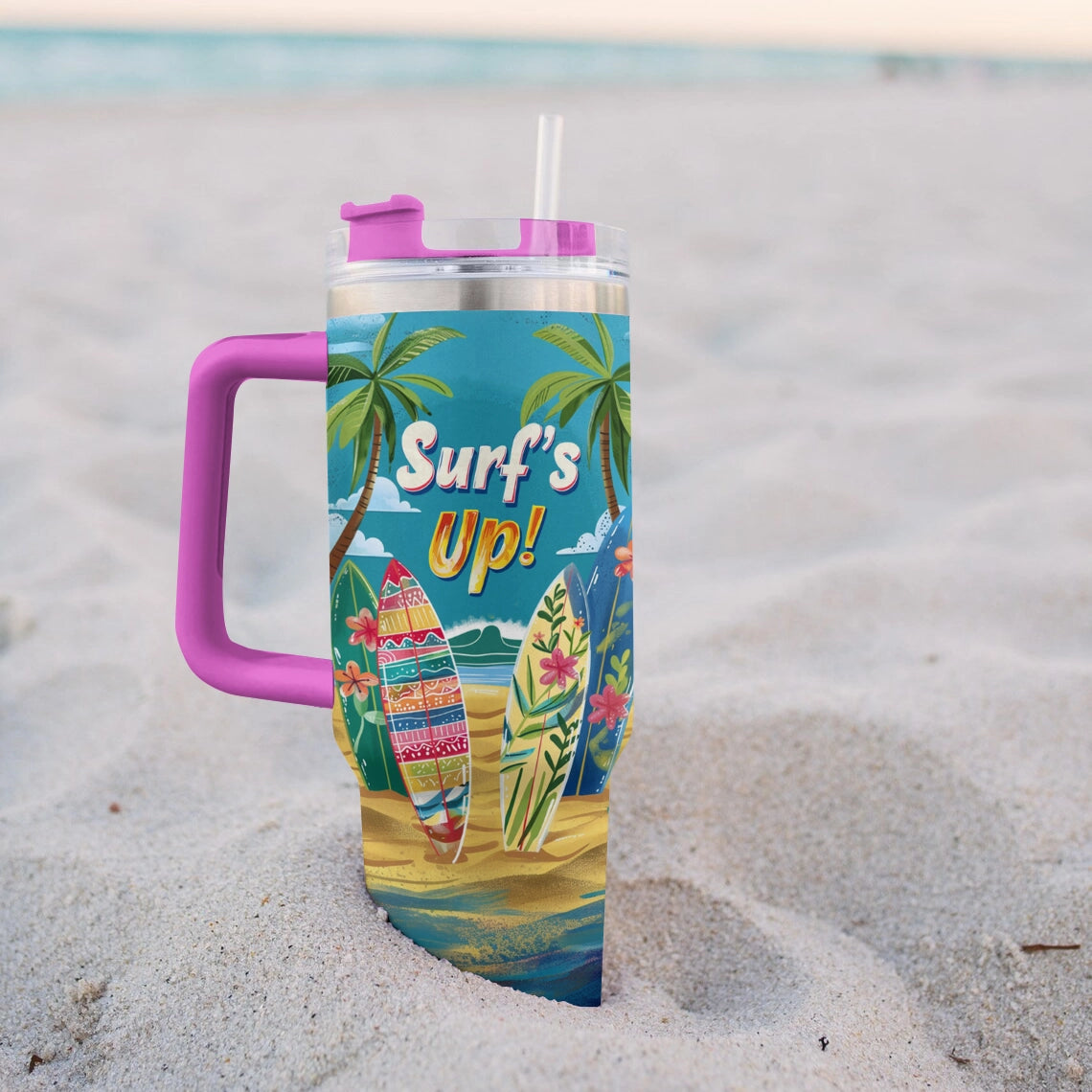 Shineful Tumbler Vibrant Surfing Up