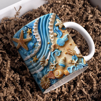 Shineful Ceramic Mug Seashore Splendor