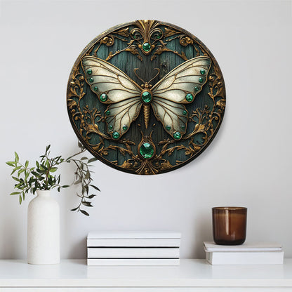 Shineful 2D Metal Sign Charming Butterfly