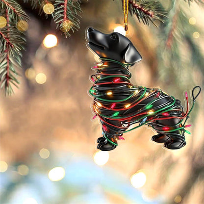 Shineful 2D Acrylic Ornament Amazing Dachshund