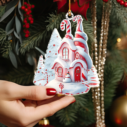 Shineful Acrylic Ornament Whimsical House