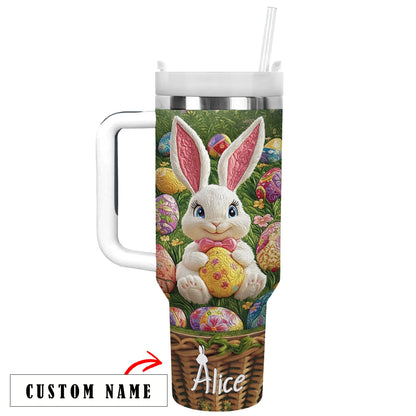 Shineful Personalized Tumbler Easter Bunny