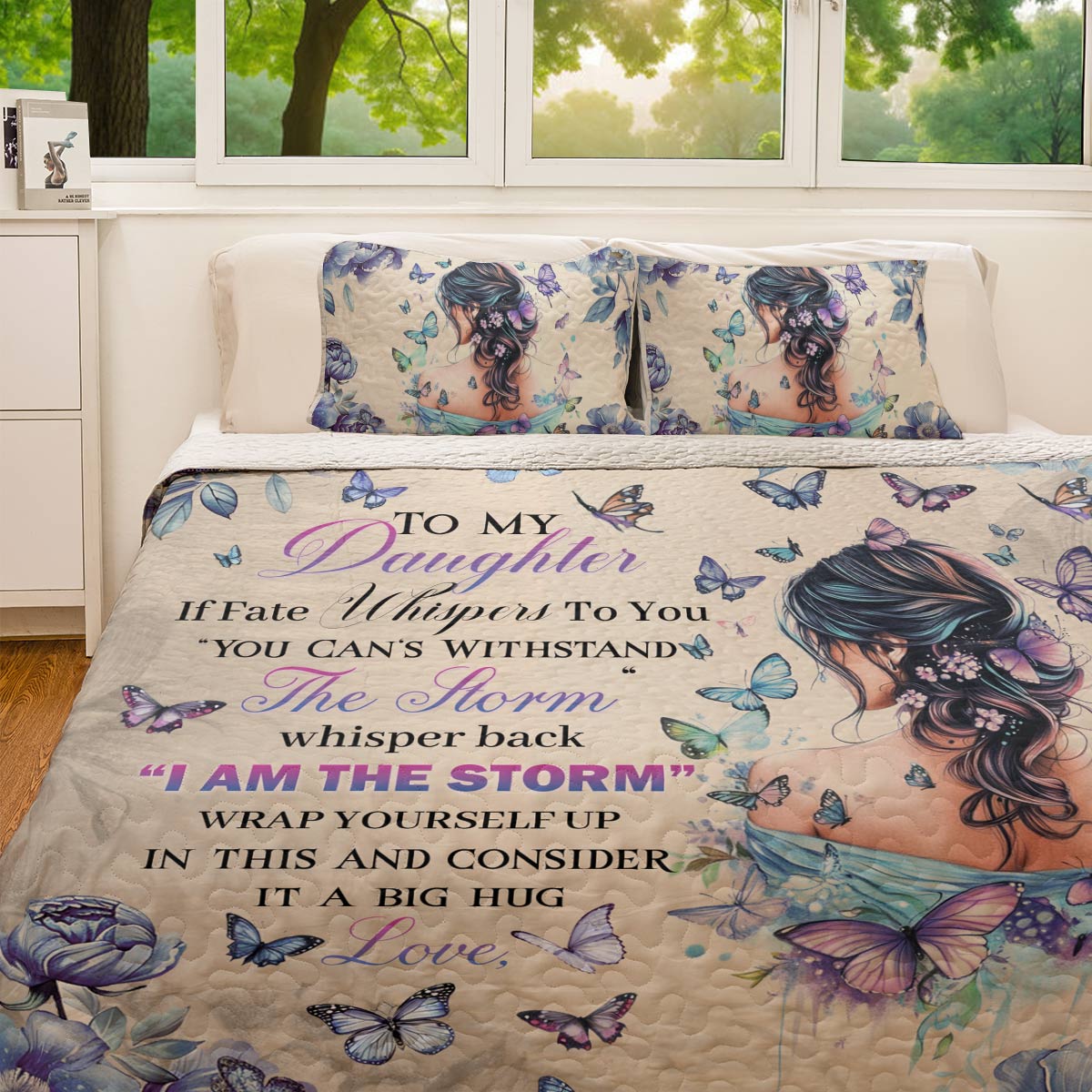 Shineful All Season Quilt 3-Piece Set Storm Whisper