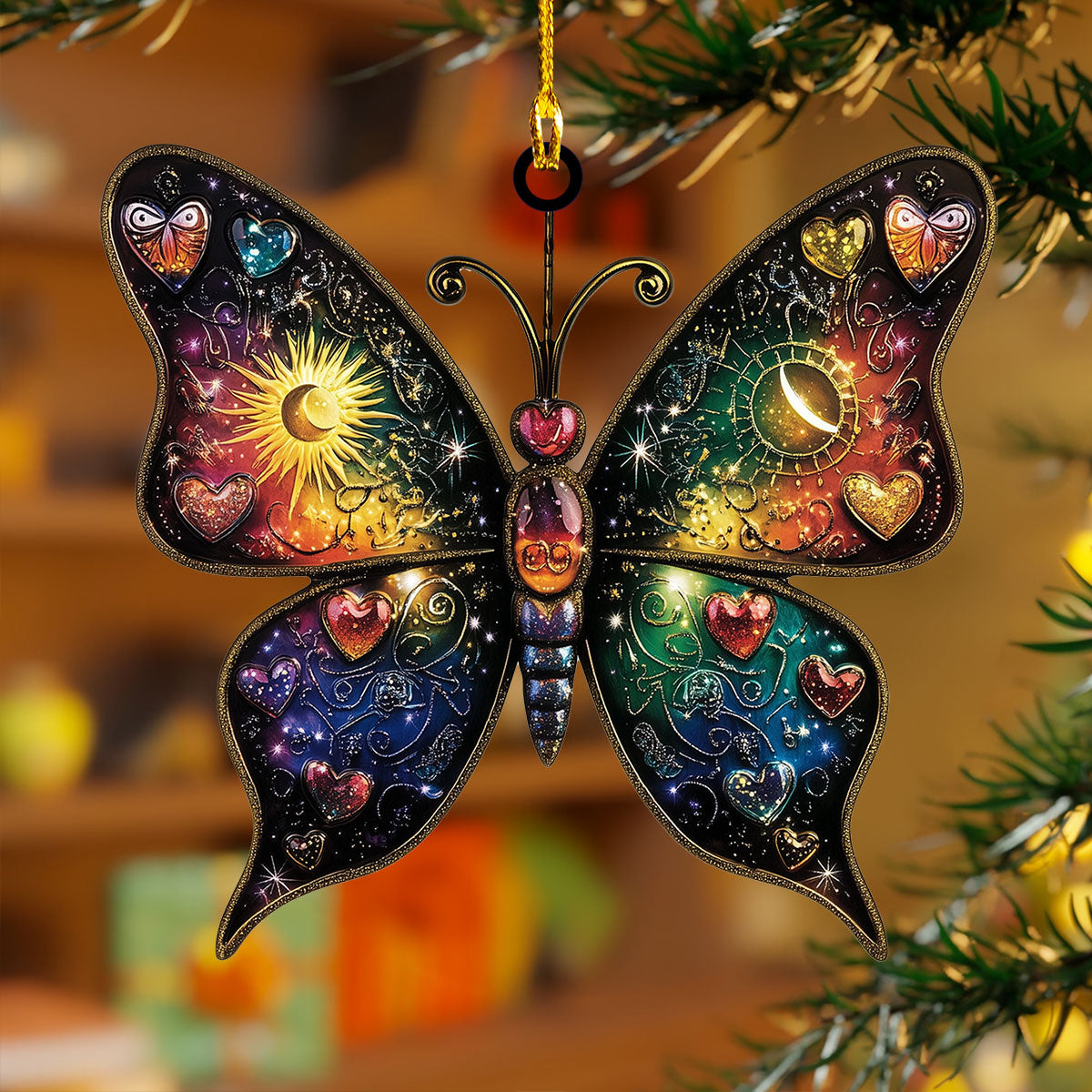 Shineful 2D Acrylic Ornament - Radiant Butterfly