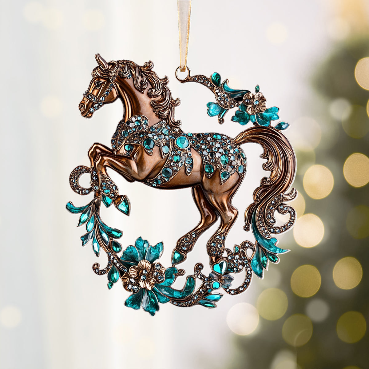 Shineful 2D Acrylic Ornament Shimmering Horse