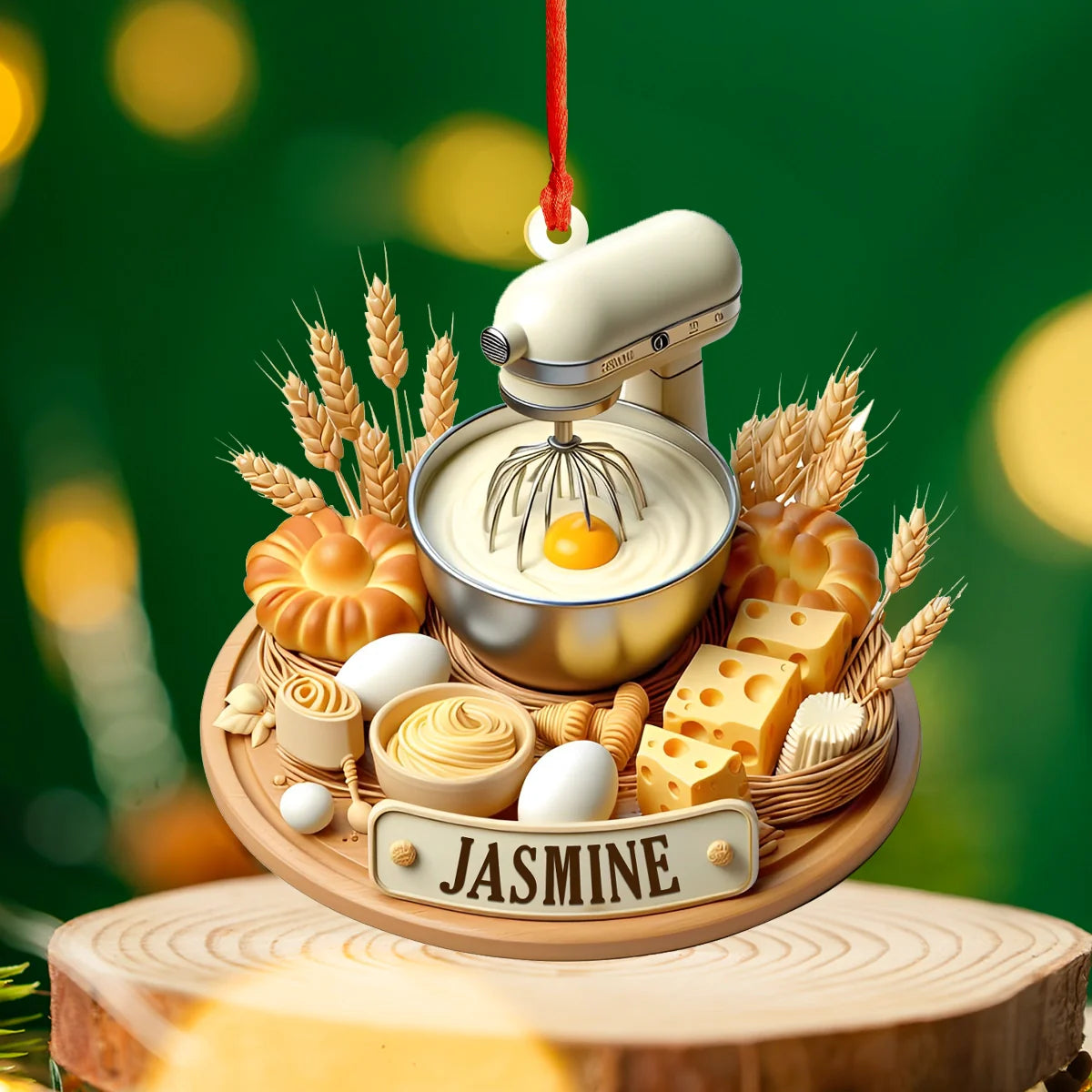 Shineful 2D Acrylic Ornament Personalized Baking Kitchen Corner