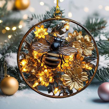 Shineful 2D Acrylic Ornament Nature's Glow Bee