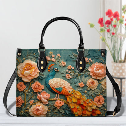 Shineful Leather Bag Majestic Plumage