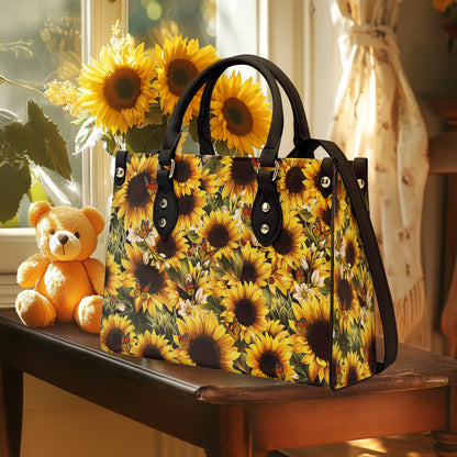 Shineful Leather Bag Shine Gorgeous Sunflower