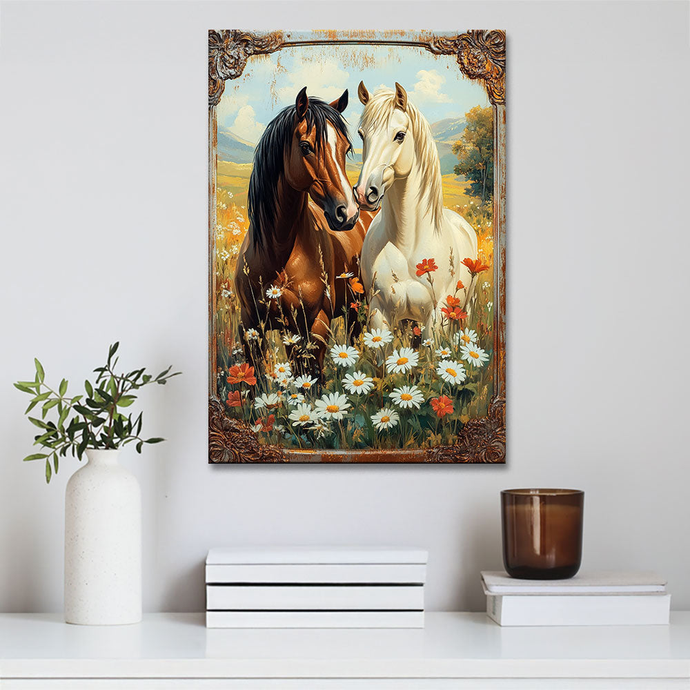 Shineful 2D Metal Sign Equestrian Elegance