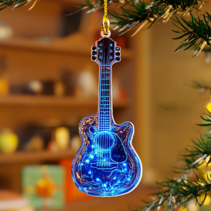 Shineful 2D Acrylic Ornament Musical Christmas