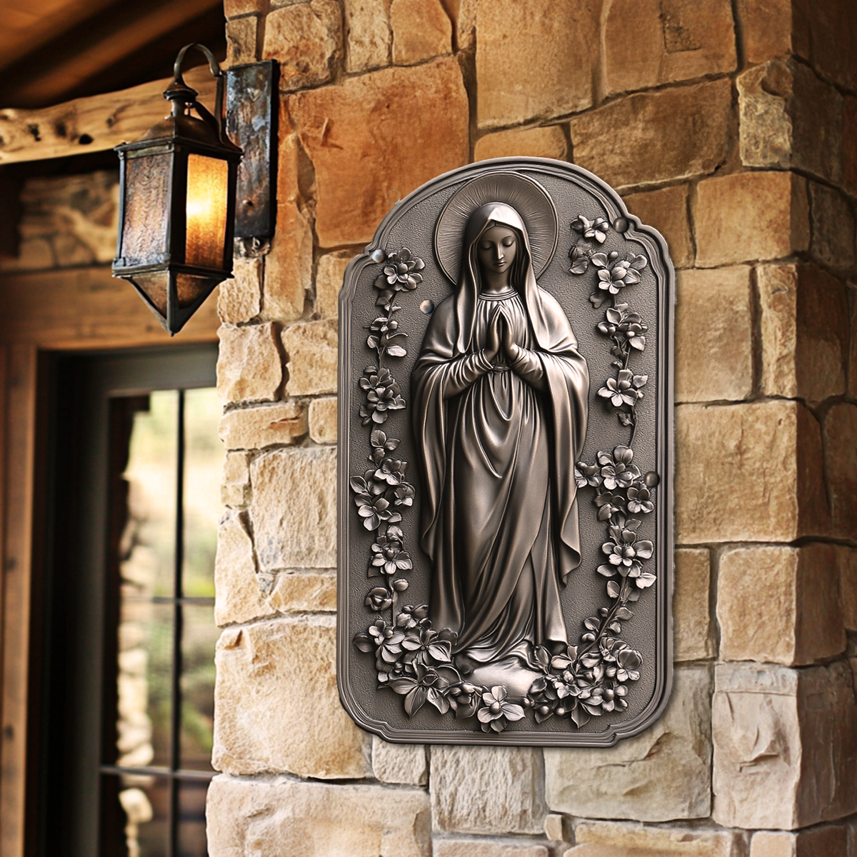 Shineful 2D Metal Sign Sacred Serenity