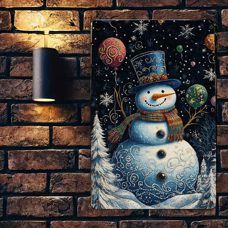 Shineful 2D Metal Sign Frosty Cheer