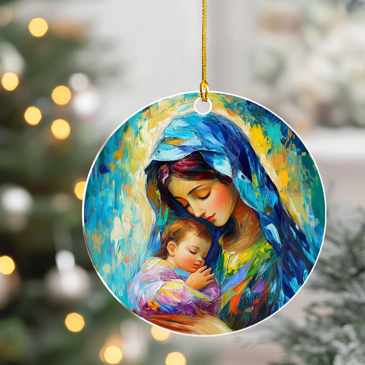 Shineful 2D Acrylic Ornament Blessed Art