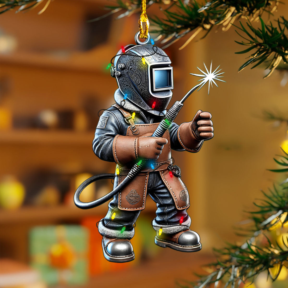 Shineful 2D Acrylic Ornament - Welder Christmas Collection