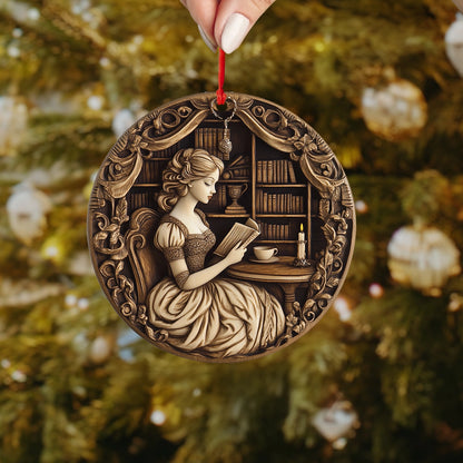 Shineful 2D Acrylic Ornament Literary Elegance