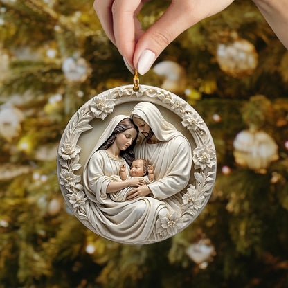 Shineful 2D Acrylic Ornament Holy Family Serenity