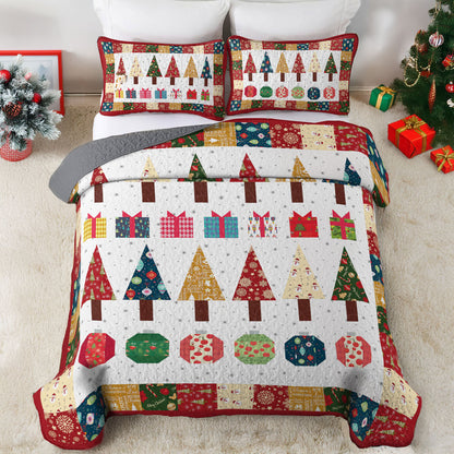 Shineful All Season Quilt 3-Piece Set Wonderful Christmas