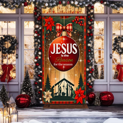 Shineful Door Cover Glorious Christmas Faith