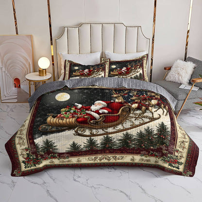 Shineful All Season Quilt 3-Piece Set Bright And Merry