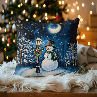 Shineful 2D Print Cushion Cover, Pillowcase, Pillows Covers - Frosty Night