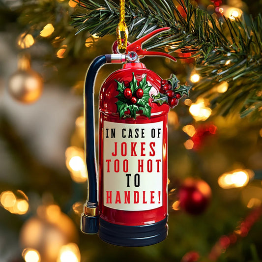 Shineful Acrylic Ornament Firefighter's Joke Extinguisher