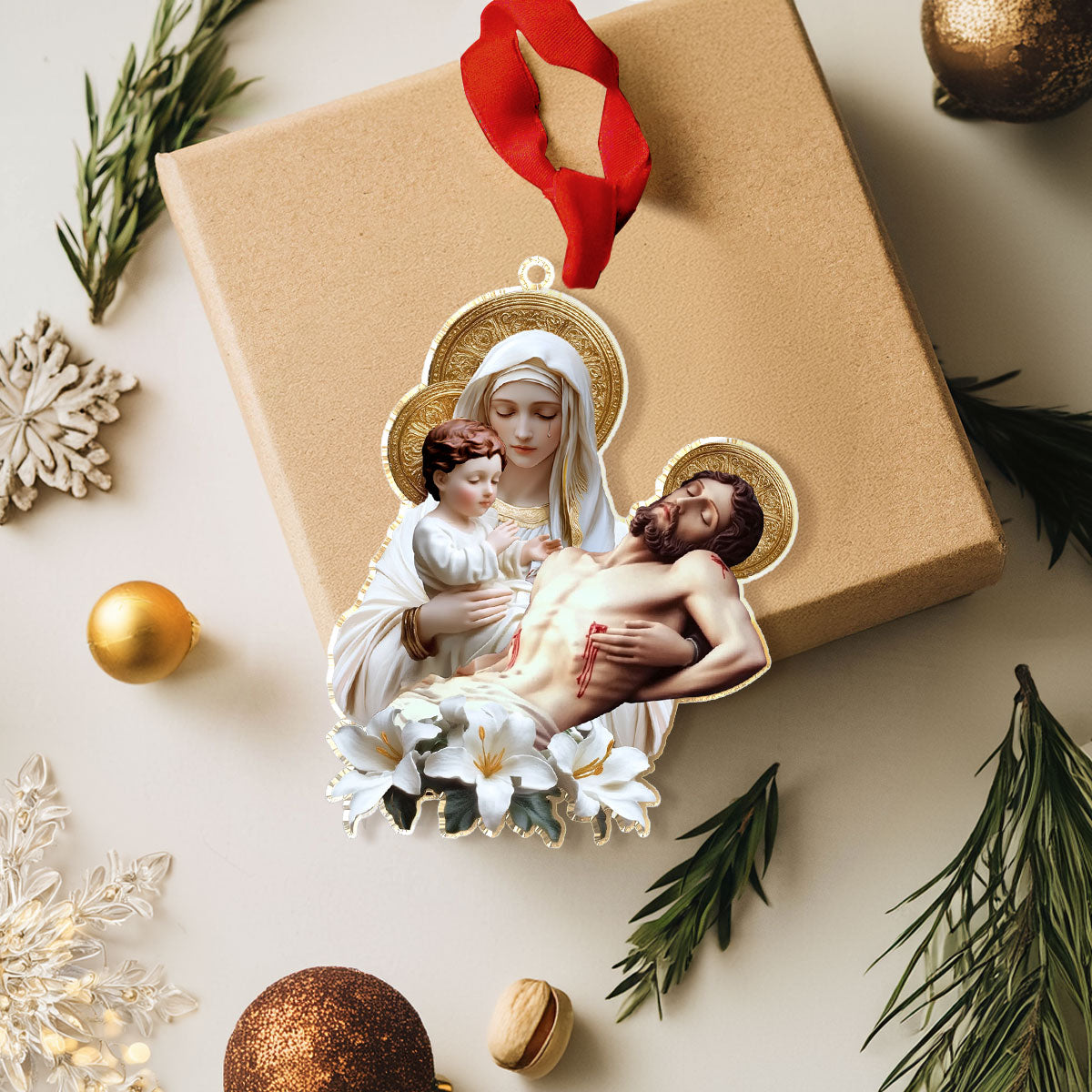 Shineful 2D Acrylic Ornament - Divine Compassion Keepsake