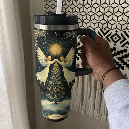 Shineful Tumbler The Lovers Tarot Christmas