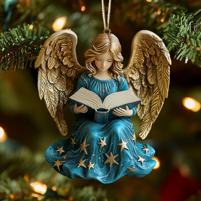 Shineful 2D Acrylic Ornament Celestial Angel Reading