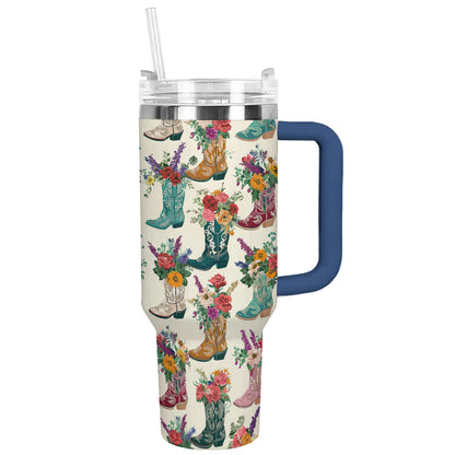 Bottes à fleurs sauvages Shineful Tumbler