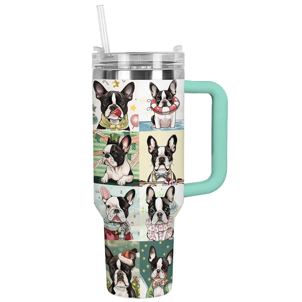 Shineful Tumbler Lovely Cute Boston Terrier