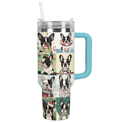 Shineful Tumbler Lovely Cute Boston Terrier