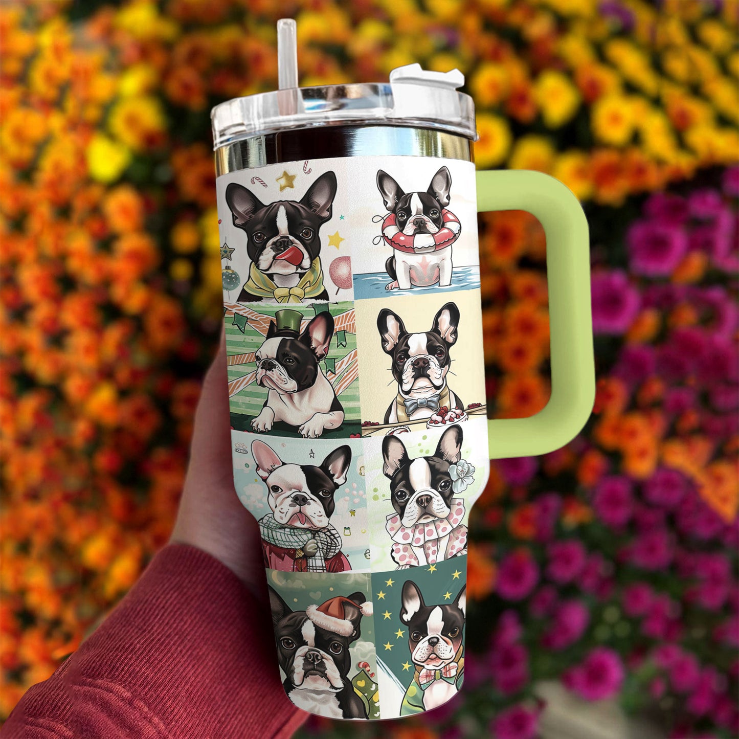 Shineful Tumbler Lovely Cute Boston Terrier